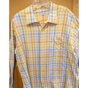 Linea Dome Shirt Men's XXL, 18-18.5  Long Sleeve 100% Cotton‎